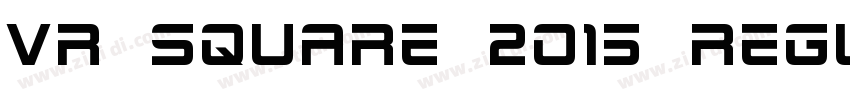 VR SQUARE 2015 Regul字体转换